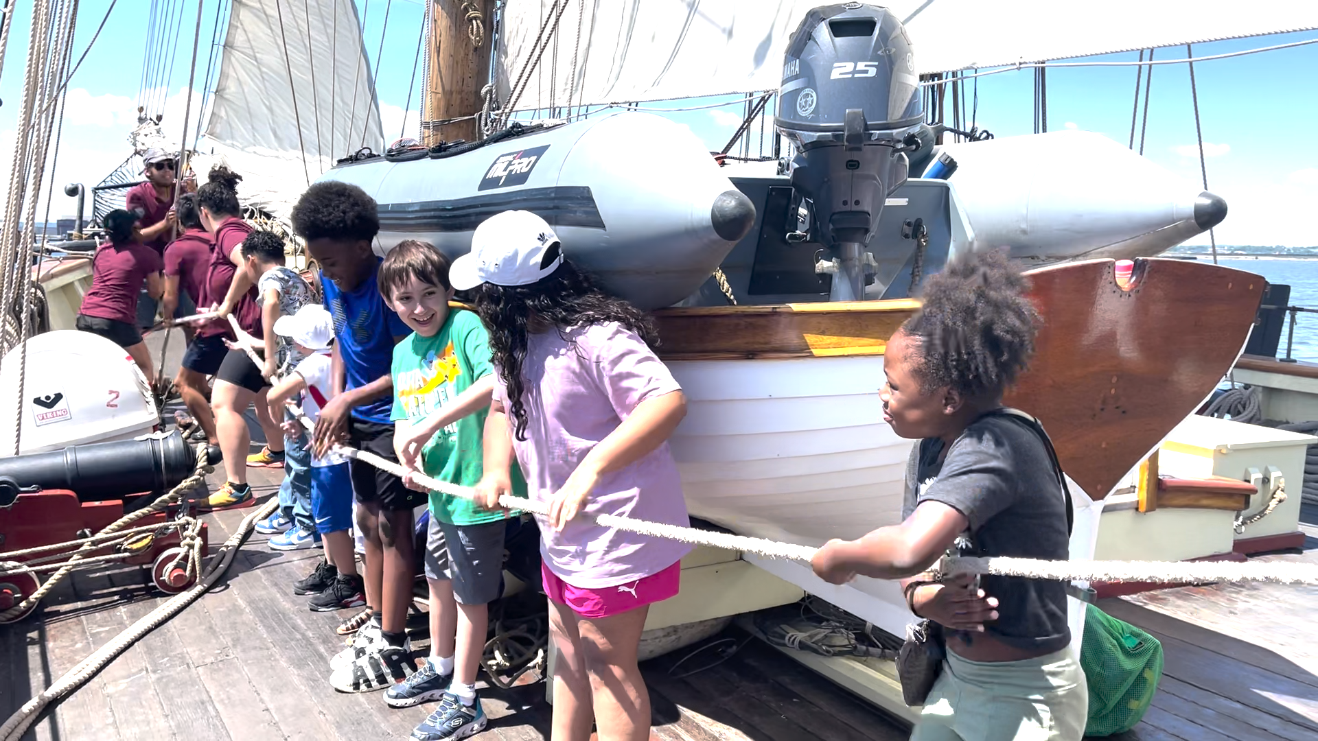 Sail Rise Together “WE” Rise Community Sail – Pride of Baltimore