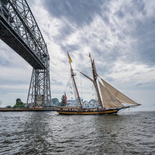 PRIDE II entering Duluth. Credit Glen Blaszkiewicz